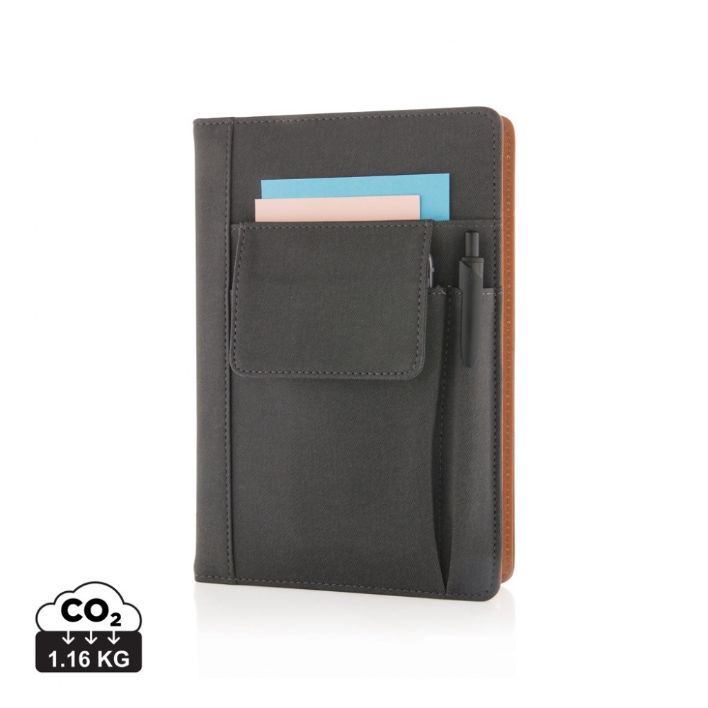 Logotrade promotional gift image of: Notebook with phone pocket