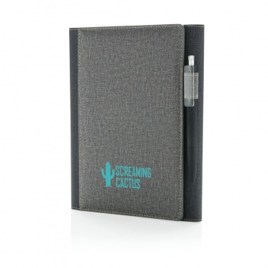 Logo trade promotional items picture of: A5 Deluxe design notebook cover