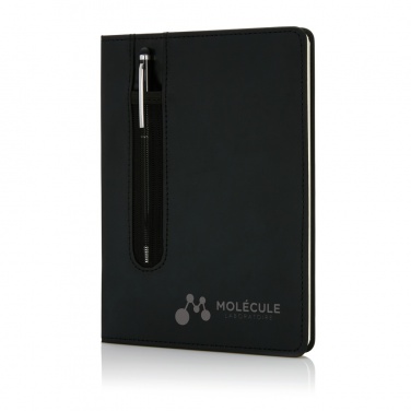 Logotrade corporate gift picture of: Standard hardcover PU A5 notebook with stylus pen