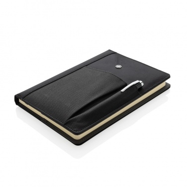 Logotrade promotional giveaway picture of: Refillable notebook and pen set
