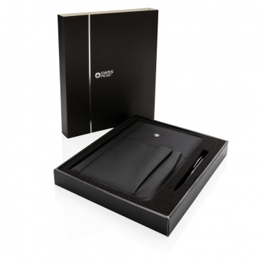 Logotrade promotional gift picture of: Refillable notebook and pen set