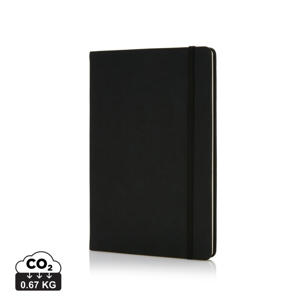 Logotrade promotional product picture of: Deluxe hardcover PU A5 notebook