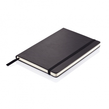 Logo trade advertising product photo of: Deluxe hardcover PU A5 notebook