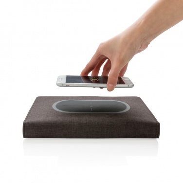 Logo trade promotional items image of: Air 5W wireless charging notebook cover A5