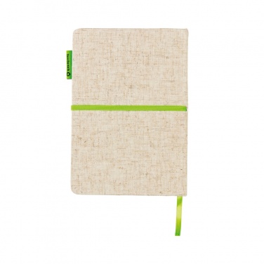 Logotrade business gifts photo of: A5 jute notebook