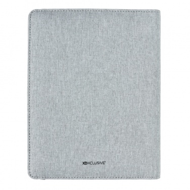 Logotrade promotional merchandise photo of: Air 5W wireless charging notebook with 5000mAh powerbank