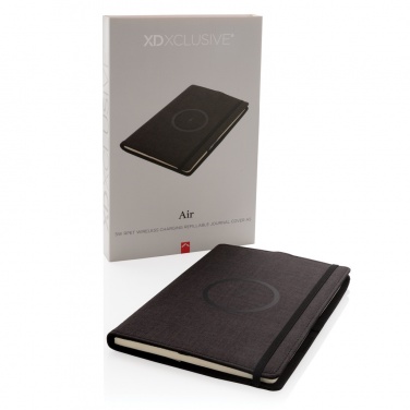 Logo trade advertising products picture of: Air 5W wireless charging refillable journal cover A5