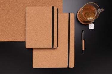 Logotrade promotional gift image of: Deluxe cork portfolio A4 with pen