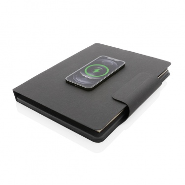 Logotrade promotional product image of: Artic Magnetic 10W wireless charging A4 portfolio