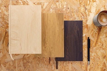 Logotrade promotional merchandise picture of: Kavana wood print A5 notebook