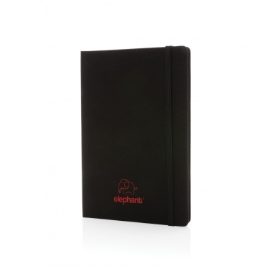Logo trade corporate gifts image of: GRS certified RPET A5 notebook