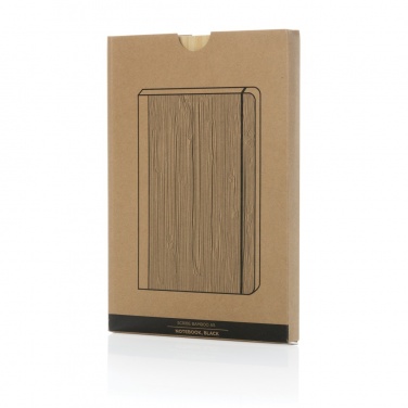 Logo trade promotional gifts image of: Scribe bamboo A5 Notebook
