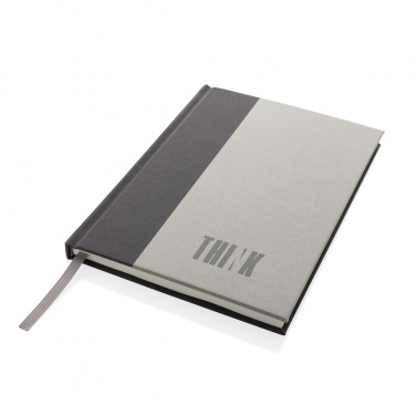Logo trade advertising products image of: Words GRS certified RPET & Kraft A5 notebook