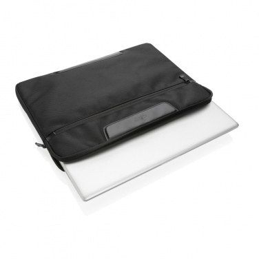 Logo trade promotional giveaway photo of: Swiss Peak AWARE™ RPET Voyager 15.6" laptop sleeve