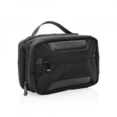 Logo trade corporate gift photo of: Swiss Peak AWARE™ RPET Voyager toiletry bag