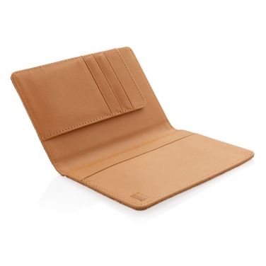 Logo trade corporate gift photo of: Cork secure RFID passport cover