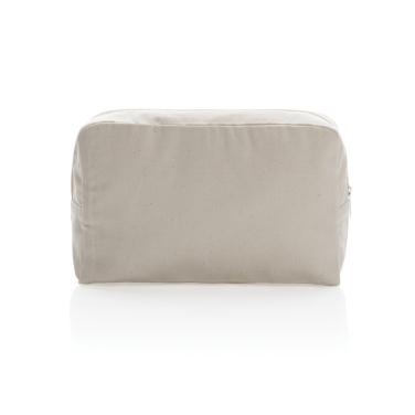 Logo trade promotional product photo of: Impact Aware™ 285 gsm rcanvas toiletry bag undyed