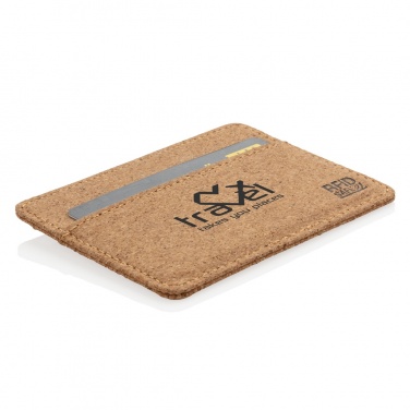 Logo trade business gift photo of: Cork secure RFID slim wallet