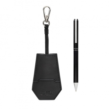 Logotrade promotional product image of: SP Tula RCS certified recycled PU key holder and pen set
