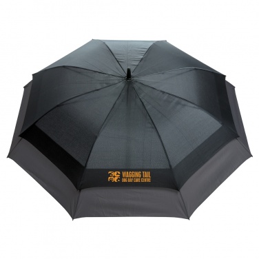 Logo trade promotional merchandise image of: Swiss Peak AWARE™ 23" to 27" expandable umbrella