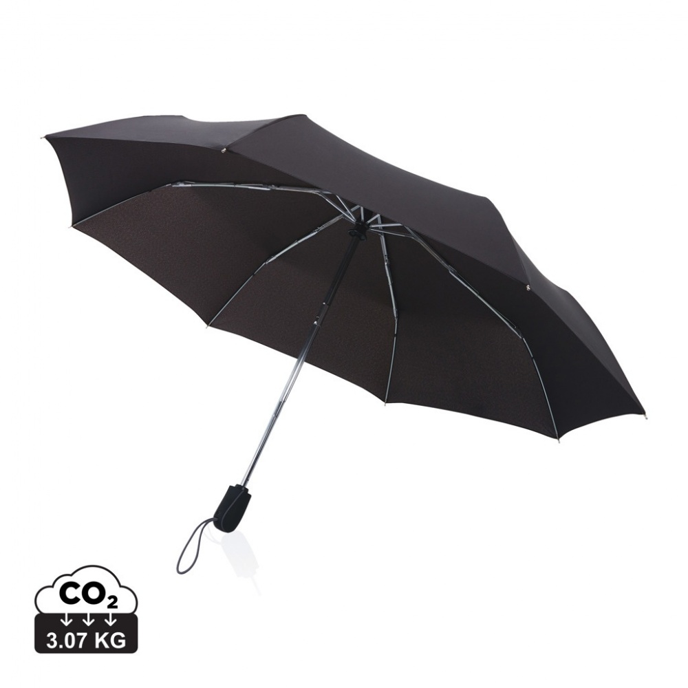 Logotrade promotional merchandise photo of: Swiss Peak AWARE™ Traveller 21” automatic umbrella