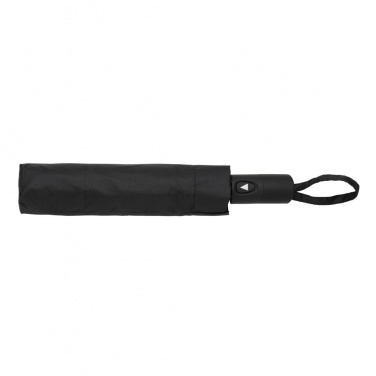 Logo trade business gift photo of: 21" Impact AWARE™ RPET 190T mini auto open umbrella