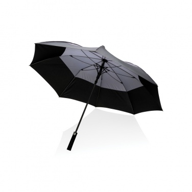 Logo trade promotional items image of: 27" Impact AWARE™ RPET 190T auto open stormproof umbrella
