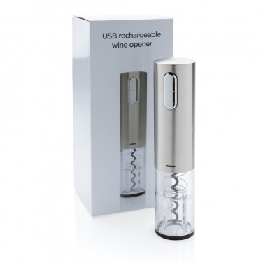 Logotrade promotional gift image of: Electric wine opener - USB rechargeable