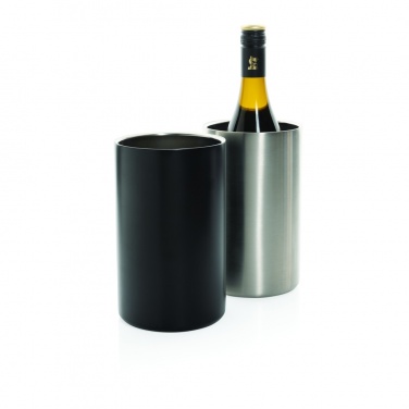 Logo trade promotional giveaways image of: Vino RCS certified recycled stainless steel wine bucket