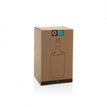 Logo trade promotional merchandise image of: Vino RCS certified recycled stainless steel wine bucket
