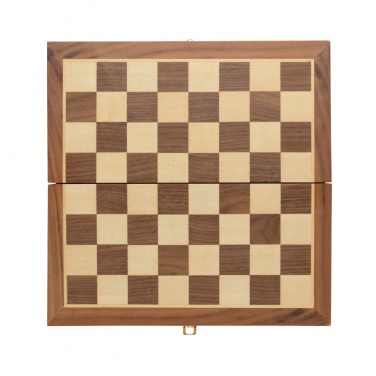 Logotrade promotional giveaway picture of: Luxury wooden foldable chess set