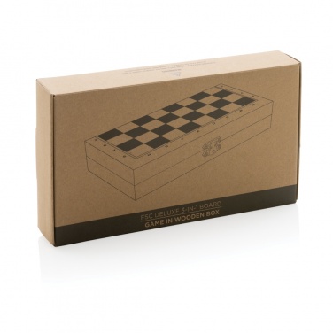 Logotrade promotional merchandise image of: Deluxe 3-in-1 boardgame in box