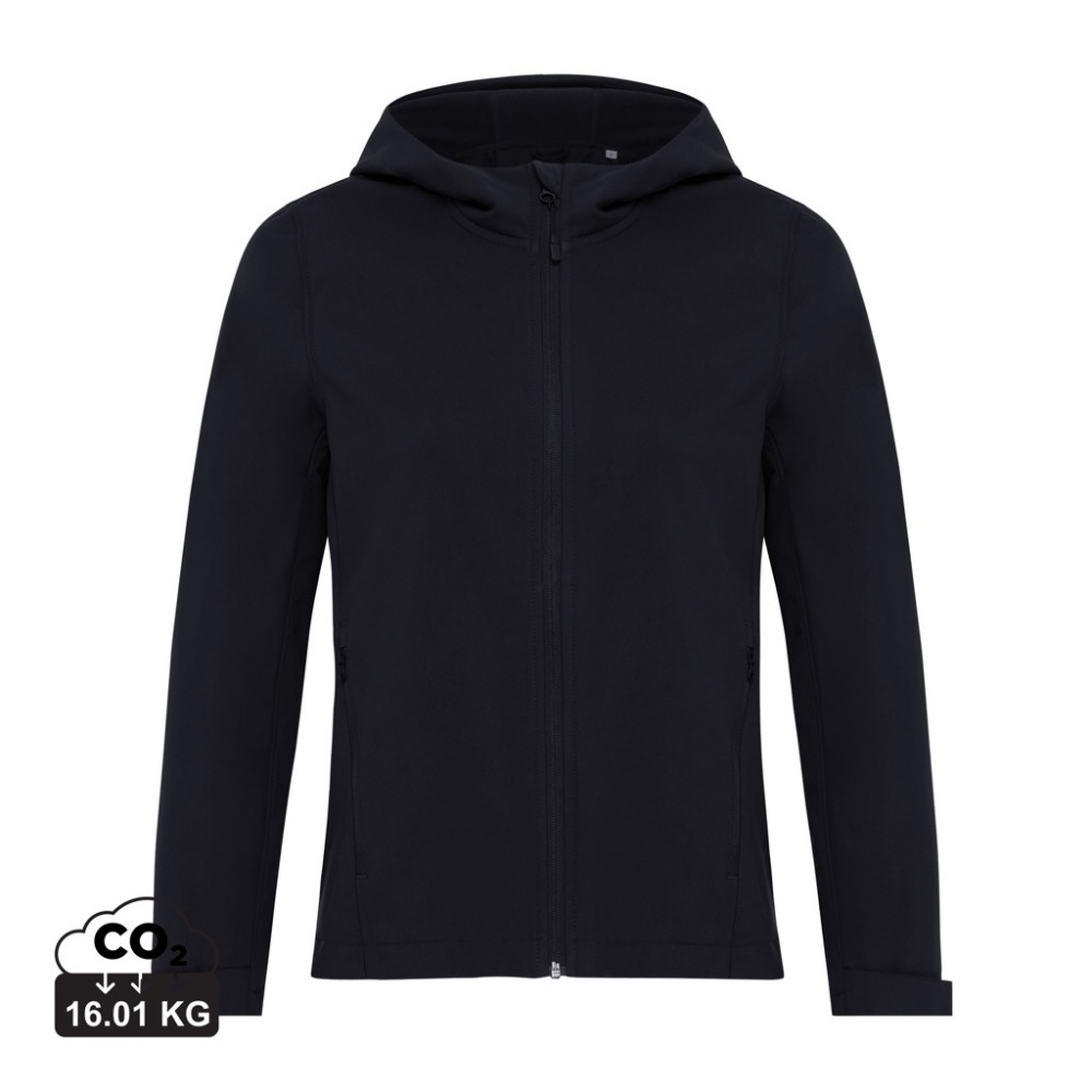 Logo trade promotional merchandise picture of: Iqoniq Makalu women recycled polyester soft shell jacket