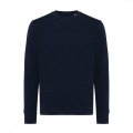Iqoniq Etosha lightweight recycled cotton crew neck, navy