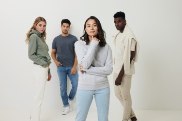 Logotrade promotional product image of: Iqoniq Torres recycled cotton hoodie undyed