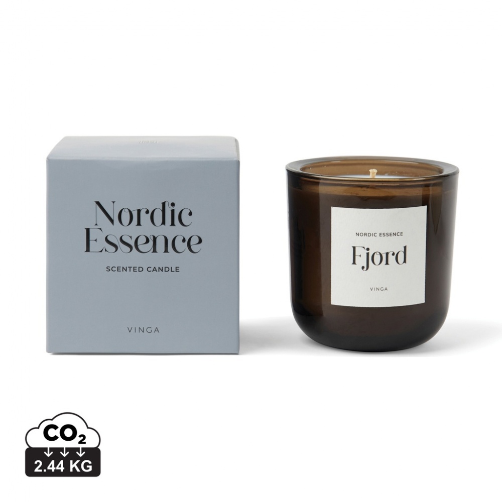 Logo trade corporate gifts picture of: Nordic essence scented candle large