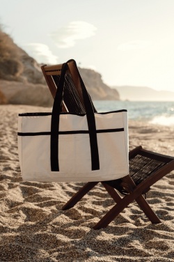 Logotrade advertising products photo of: VINGA Volonne AWARE™ recycled canvas beach bag