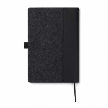 Logo trade promotional products picture of: VINGA Albon GRS recycled felt notebook