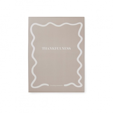 Logotrade promotional item image of: VINGA Thankfulness GRS recycled paper journal