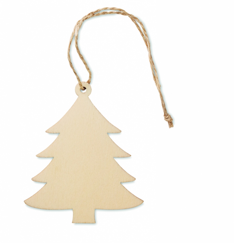 Logotrade corporate gift image of: Wooden Tree shaped hanger
