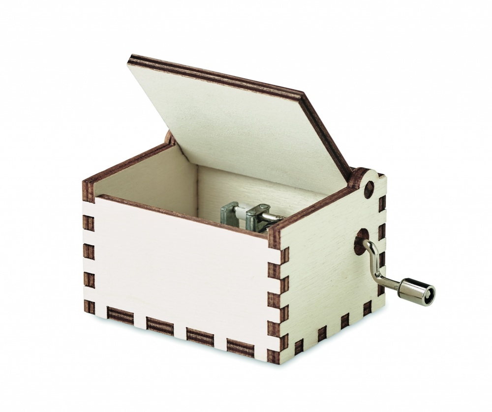 Logotrade promotional merchandise image of: Wooden Christmas music box