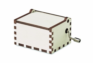Logo trade promotional products image of: Wooden Christmas music box
