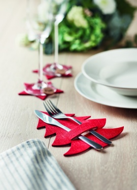 Logotrade promotional merchandise picture of: RPET felt cutlery holder set