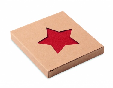 Logo trade business gifts image of: RPET 4 felt coaster set