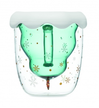 Logo trade advertising products image of: Double wall borosilicate mug