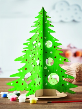 Logo trade business gifts image of: DIY wooden Christmas tree
