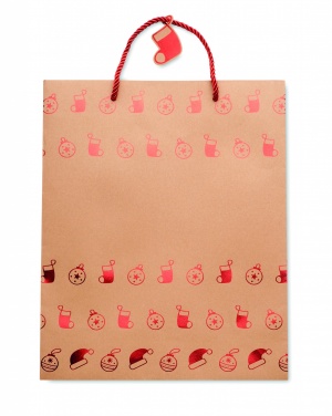 Logotrade promotional merchandise photo of: Gift paper bag with pattern