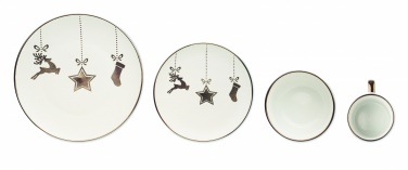 Logo trade promotional product photo of: 4 piece ceramic place setting
