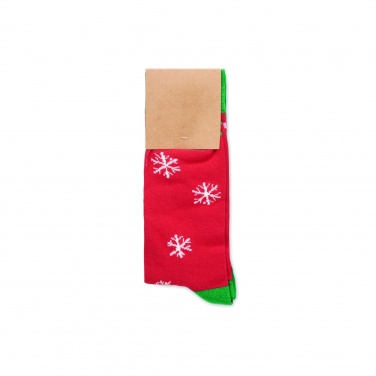 Logo trade corporate gifts picture of: Pair of Christmas socks M