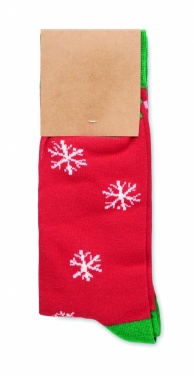 Logotrade promotional gift image of: Pair of Christmas socks L